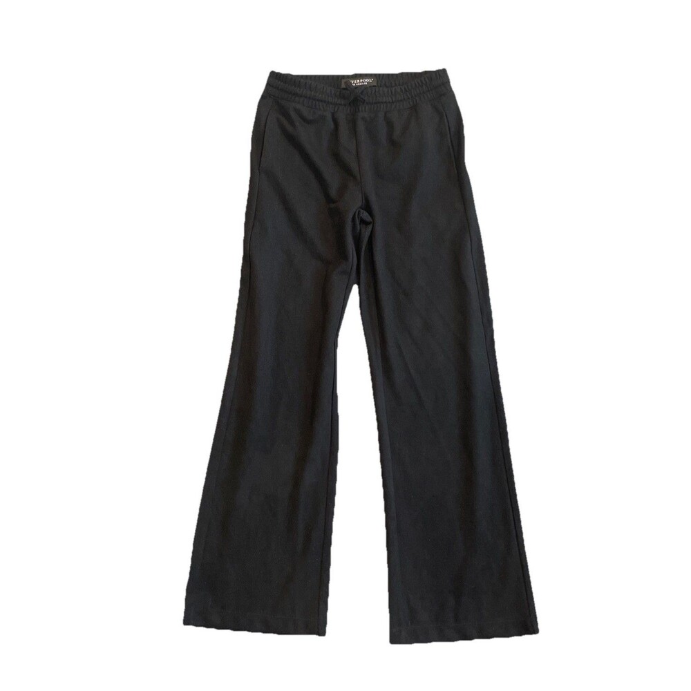 Liverpool Los Angeles Women Wide Leg Black Drawstring Trousers Office Casual XS
